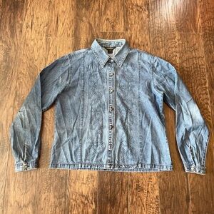 Woolrich Denim Button Up Shirt